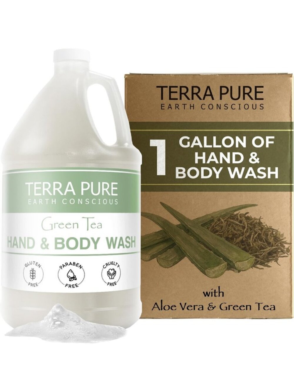 Moisturizing Body Wash & Hand Soap Gallon Refill - Eco-Friendly, Hydrating